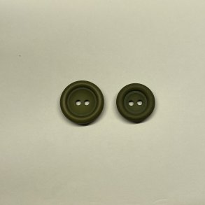 Knap m. 2 hul - Gr�n