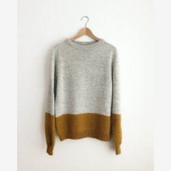 Kontrastsweater | Opskrift