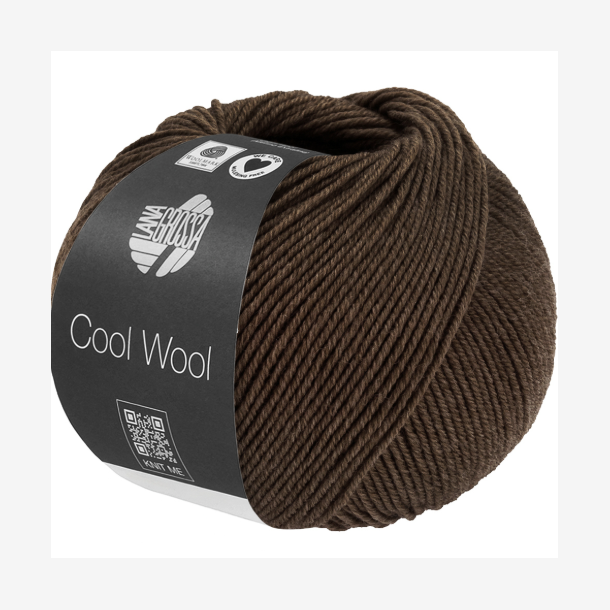 Cool Wool - Gr�brun Meleret 1509 - 8806
