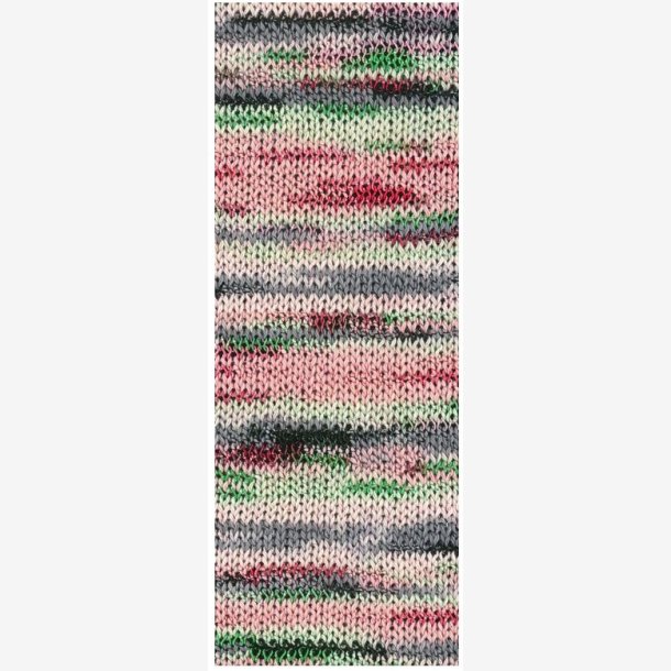 Torto fra Lana Grossa - Bleggrn/rose/rosa/grn/mrk gr/antracit/rd 7 - 124878