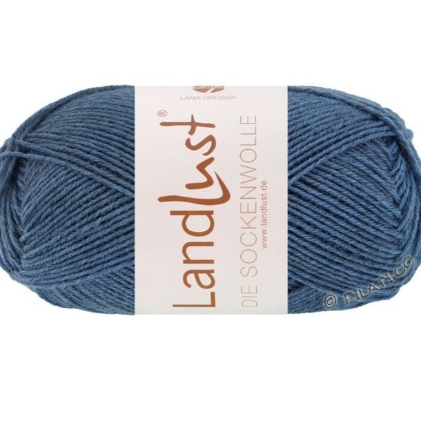 Landlust - Die Sockenwolle Mlange Jeansbl 1604 - 35649 