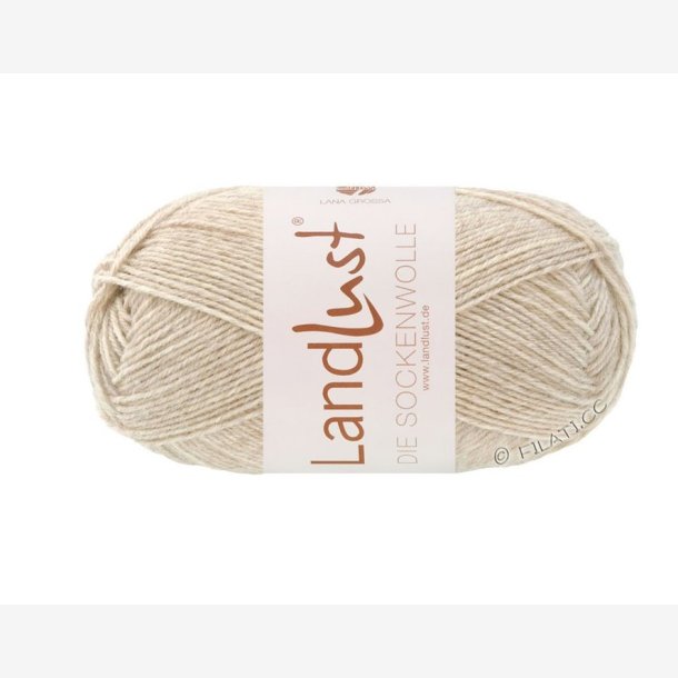 Landlust - Die Sockenwolle Mlange Natur 1608 - 37875