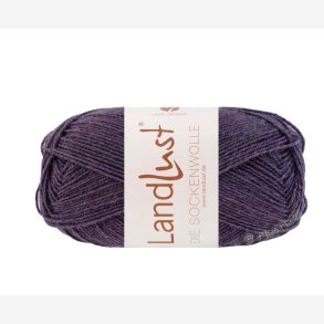 Landlust - Die Sockenwolle M�lange M�rk violet 1601 - 40517