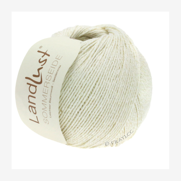 Landlust Sommerseide Hvid 001 - 546