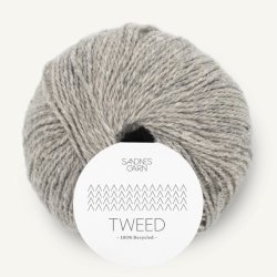 Tweed - 100% Recycled - Lys gr 1085 - 3161085