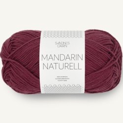 Mandarin Naturell - Dyb Burgunder 4372 - 126242
