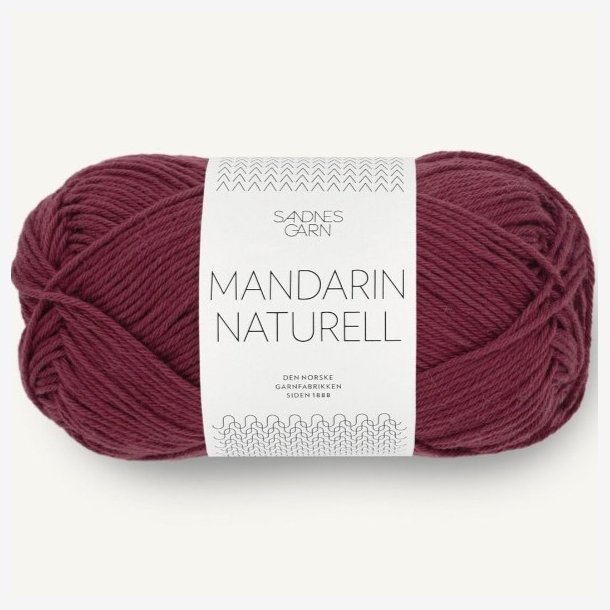 Mandarin Naturell - Dyb Burgunder 4372 - 126242