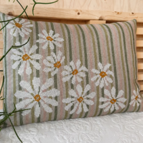 Margueritter p� stribe 2045-5 str. 40 x 55 cm.