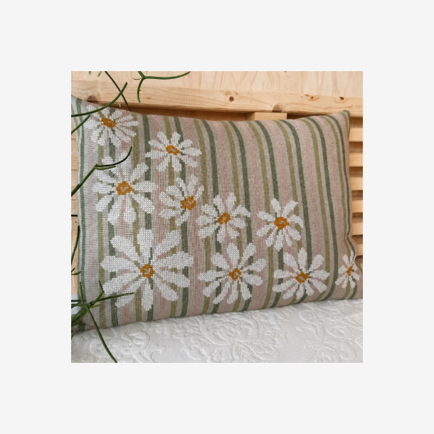 Margueritter p� stribe 2045-5 str. 40 x 55 cm.
