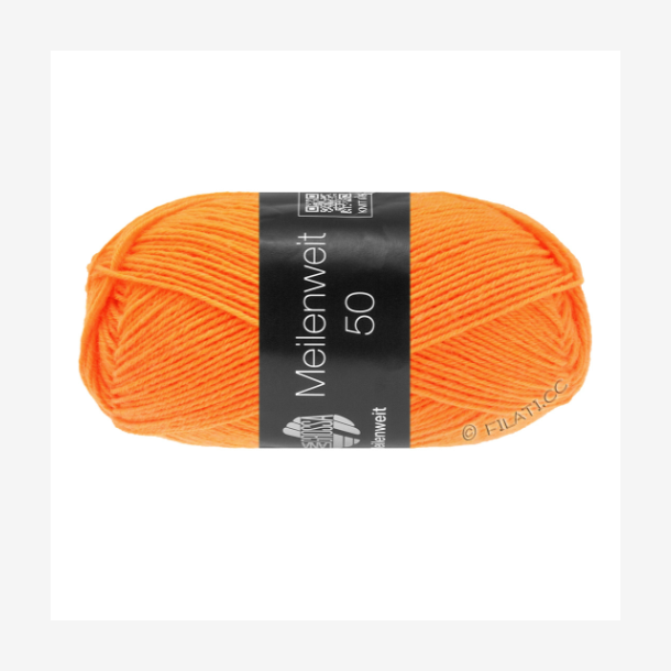 Lana Grossa Meilenweit Str�mpegarn Orange 1422 - 45786