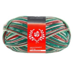 Meilenweit 100g Christmas med glitter 6795 - 31870