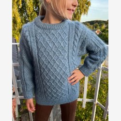 Moby Sweater Junior - Opskrift fra PetiteKnit