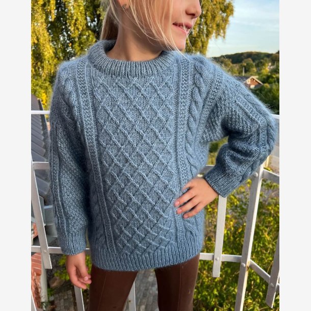 Moby Sweater Junior - Opskrift fra PetiteKnit
