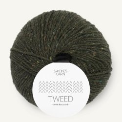 Tweed - 100% Recycled - Olivengrn 9585 - 2989585
