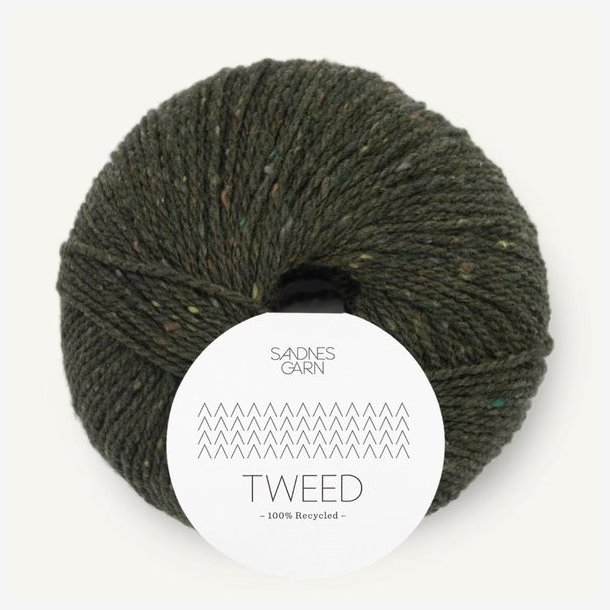 Tweed - 100% Recycled - Olivengrn 9585 - 2989585