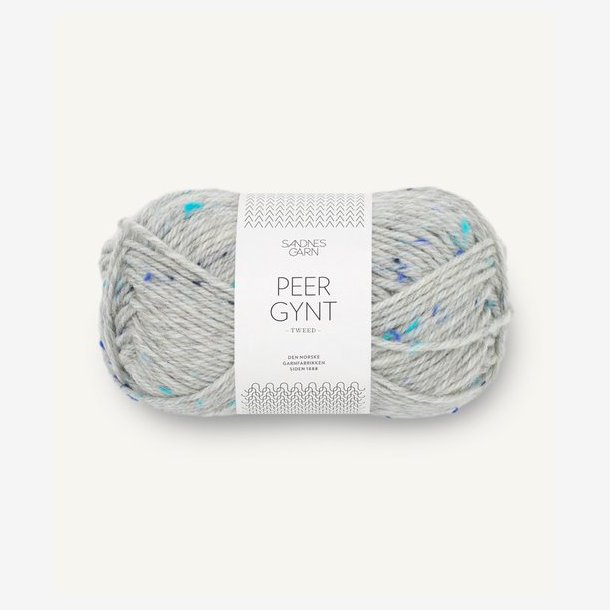 Peer Gynt - Lys Grmeleret med Bl Tweed 1502 - 125350