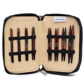 S�t med korte udskiftsbare pinde - Lana Grossa 