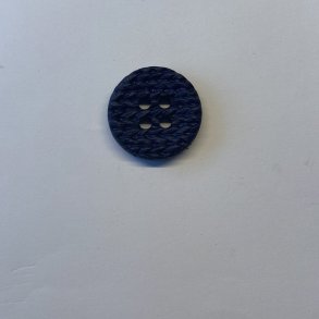 Plastikknap bl� - 25 mm 