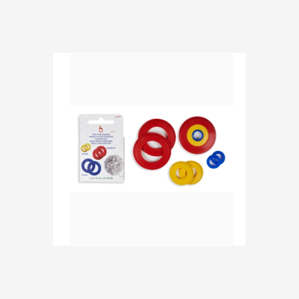 Pony pom-pom makers (3 stk) 