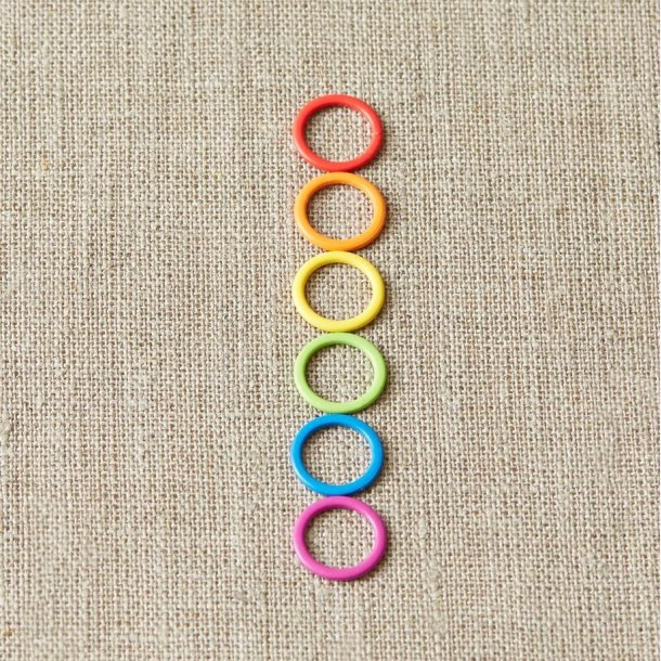 Colored Ring Stitch Markers - Jumbo / Store Jumbo Ringmarkrer