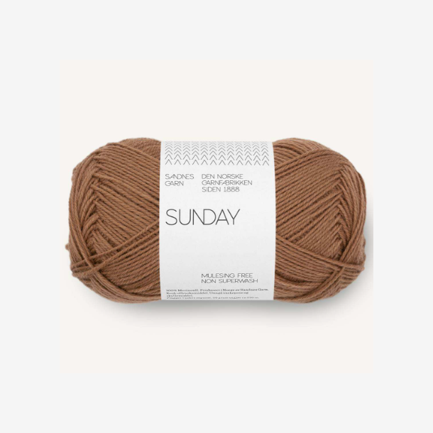Sunday fra PetiteKnit - Pecan Brown 3052 - 136132