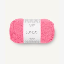 Sunday fra Sandnes Garn - Bubblegum pink 4315 - 0126113