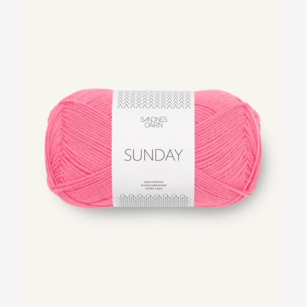 Sunday fra Sandnes Garn - Bubblegum pink 4315 - 0126113