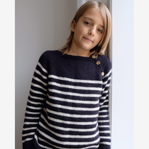 Seaside Sweater Junior | Opskrift fra PetiteKnit ved samtidigt k&oslash;b af garn