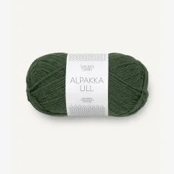 Alpakka Ull - Skovgr�n 8082 - 132518