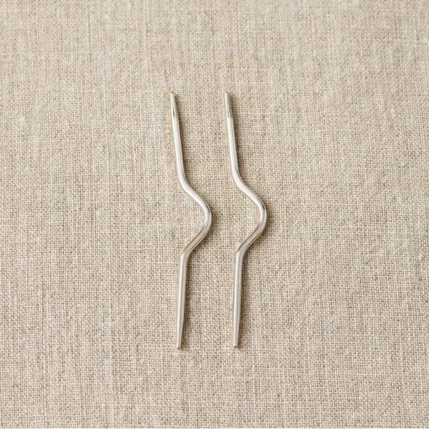 Curved Cable Needles / Snoningspinde