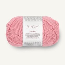Sunday fra PetiteKnit - Plastic Pink 4304 - 122221