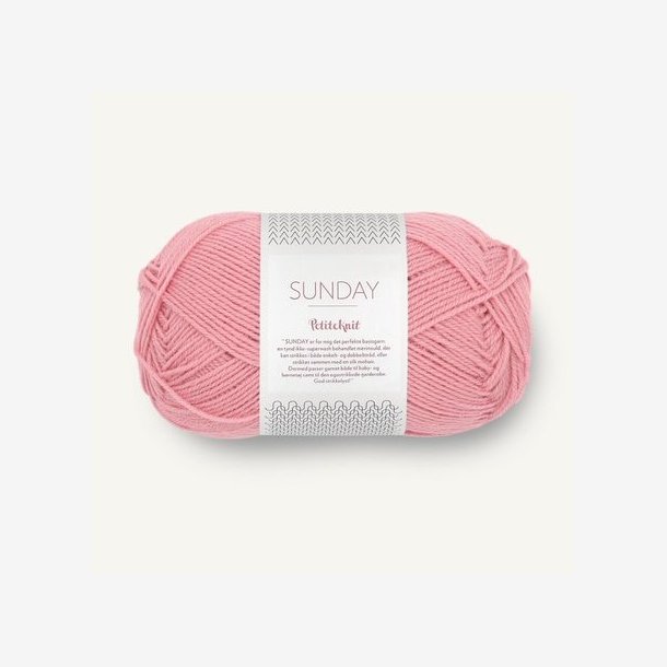 Sunday fra PetiteKnit - Plastic Pink 4304 - 122221