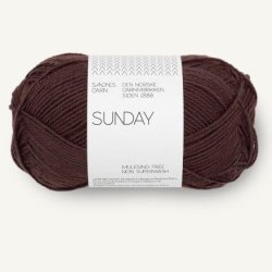 Sunday fra Sandnes Garn - Chocolate Plum 3591 - 132532