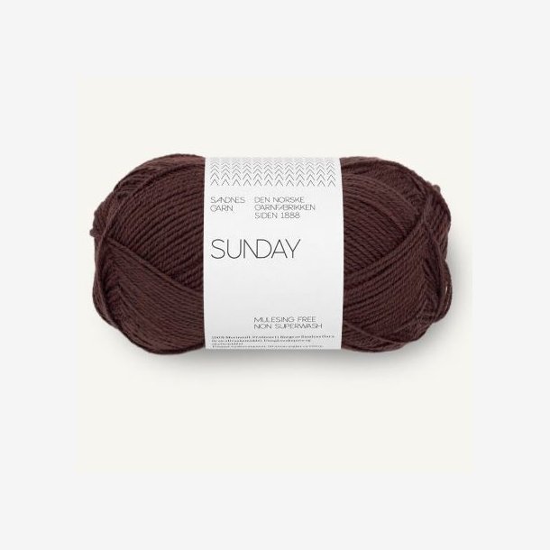 Sunday fra Sandnes Garn - Chocolate Plum 3591 - 132532