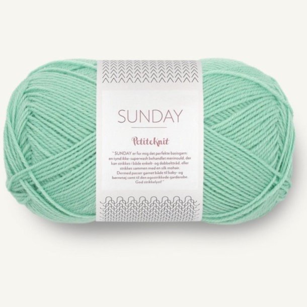 Sunday fra PetiteKnit - Mint 7723 - 122609