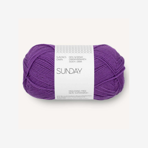 Sunday fra Sandnes Garn - Plum 5045 - 137484