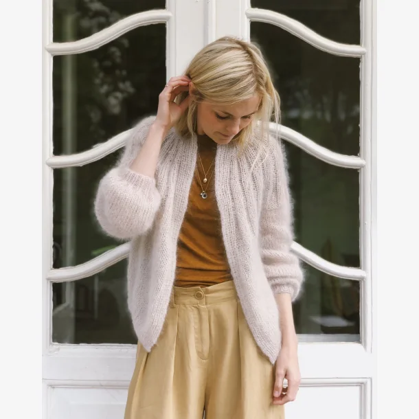 Sunday cardigan - mohair edition |  opskrift