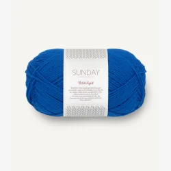 Sunday fra PetiteKnit - Electric Blue 6046 - 128094