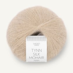 Tynn Silk Mohair - Beigemeleret 2650 - 240142