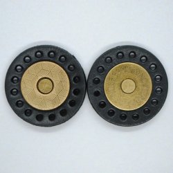 Taskelukning magnet 30 mm lder sort 