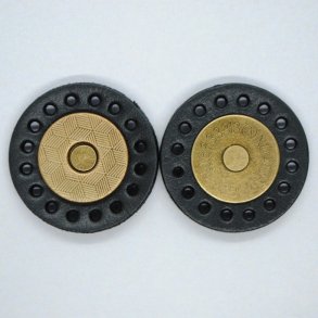 Taskelukning magnet 30 mm lder sort 