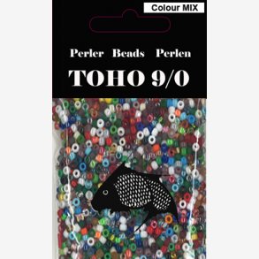 TOHO Perler 9/0 Farve Mix - 40 g