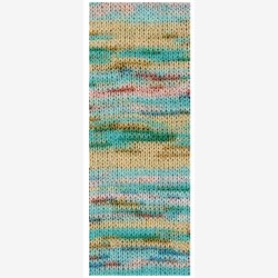 Torto fra Lana Grossa - Gulbeige/mynte/ros/turkis/grn/gyldengul/laks/jeans 3 - 124876