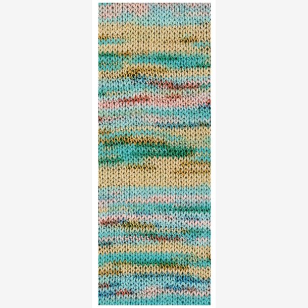 Torto fra Lana Grossa - Gulbeige/mynte/ros/turkis/grn/gyldengul/laks/jeans 3 - 124876