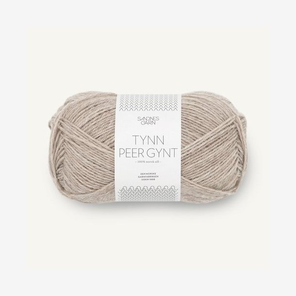 Tynn Peer Gynt - Grbeige Meleret 2650 - 0122770
