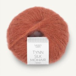 Tynn Silk Mohair - Lys Kobberbrun 3535 - 3110174