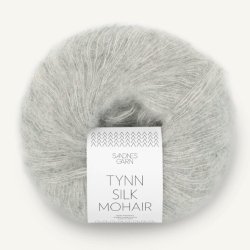 Tynn Silk Mohair - lys grmeleret 1022 - 240141