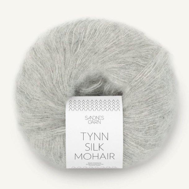 Tynn Silk Mohair - lys grmeleret 1022 - 240141