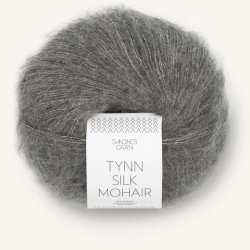 Tynn Silk Mohair - M�rk gr�meleret 1053 - 107008