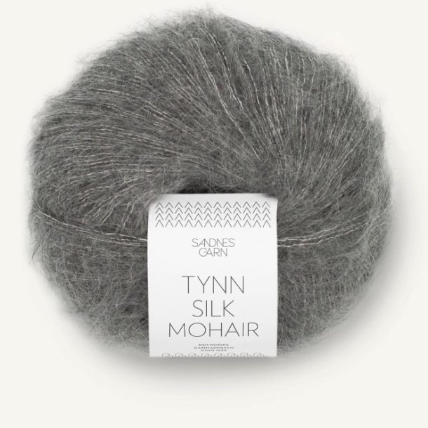 Tynn Silk Mohair - M�rk gr�meleret 1053 - 107008